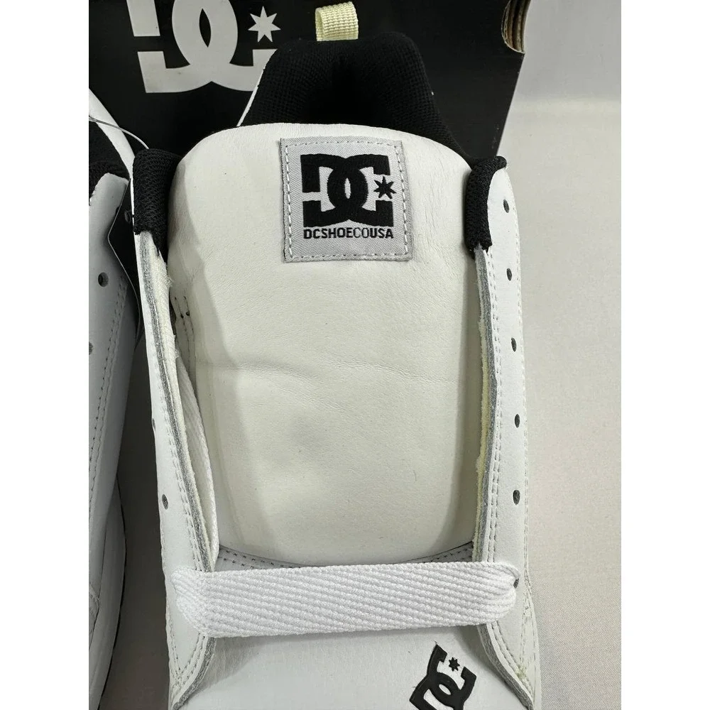 Vintage DC Court Graffik 2006 Y2K Skate Shoes White Camo Men's Size 13